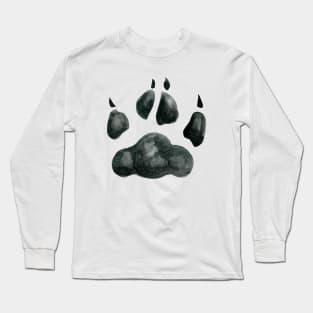 black paw Long Sleeve T-Shirt